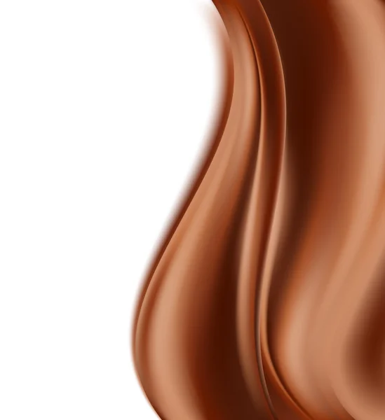 巧克力背景。奶油抽象背景。向量 — 图库矢量图片