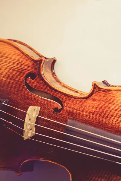 Professional violin background toned photo — Stock Photo, Image