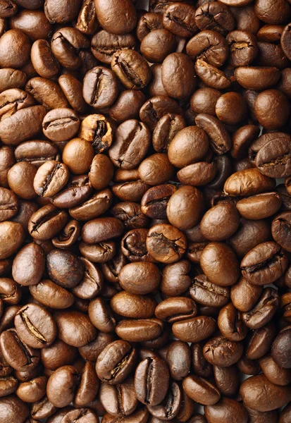 Sfondo chicchi di caffè torrefatto — Foto Stock