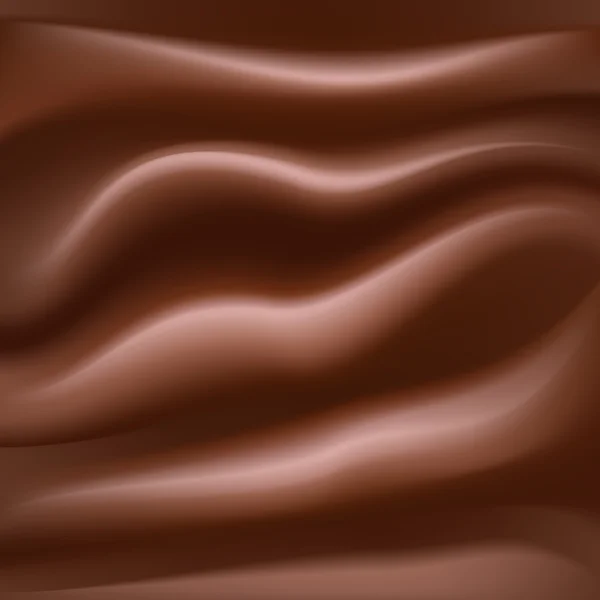 Smältande krämig choklad konsistens söt mat bakgrund. vektor — Stock vektor