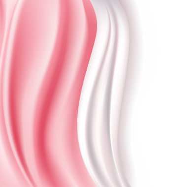 pembe ipek gibi yumuşak arka plan. vektör çizim