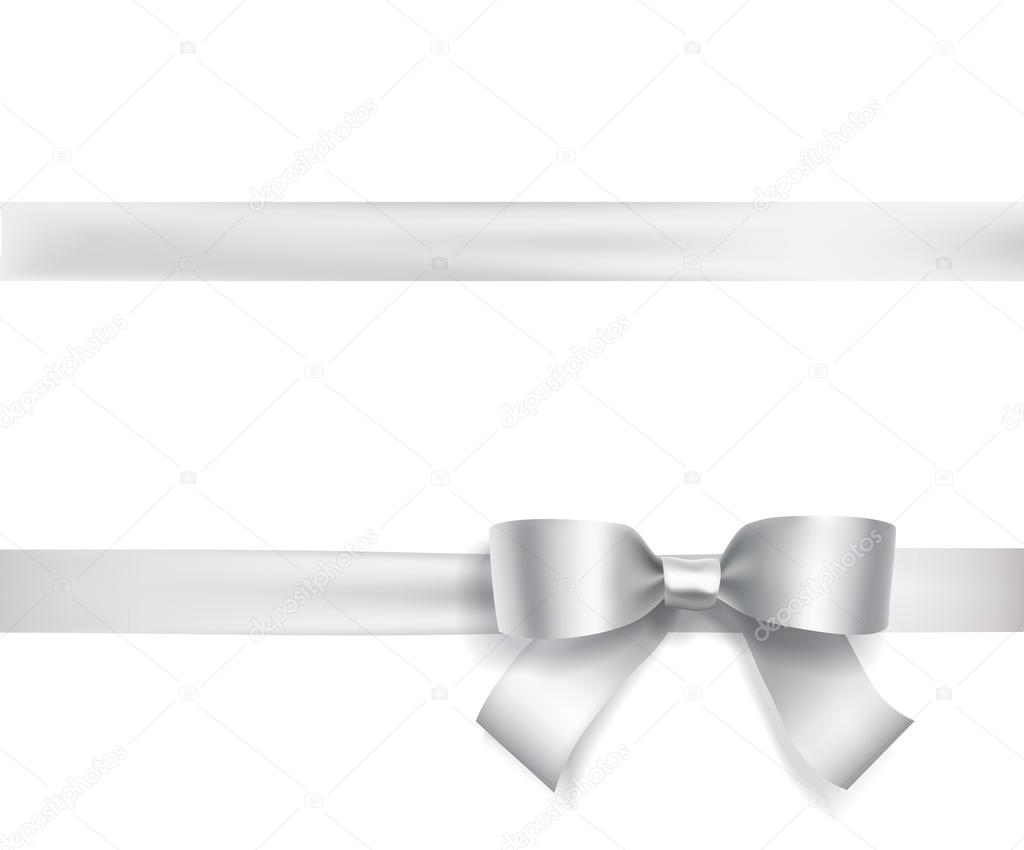 White ribbon bow Vectors & Illustrations for Free Download