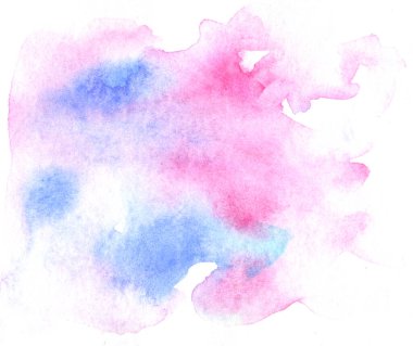 soyut pembe ve mavi suluboya arkaplan