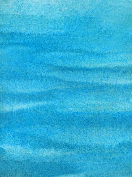 Abstrakcyjny Niebieski Akwarela Tło Falistą Fakturą — Zdjęcie stockowe