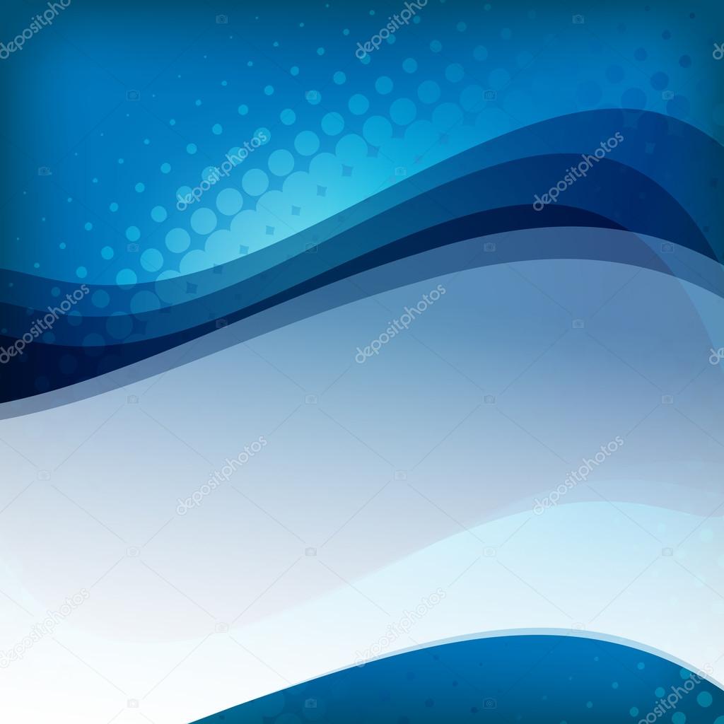 abstract blue background with space for text 