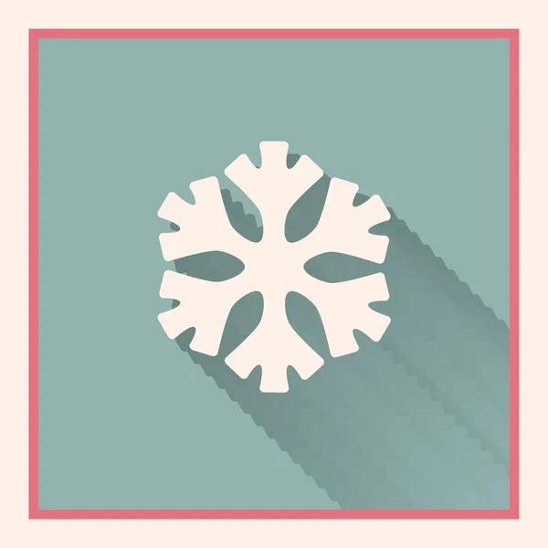 Low temperature sign snowflake symbol — Stock Vector