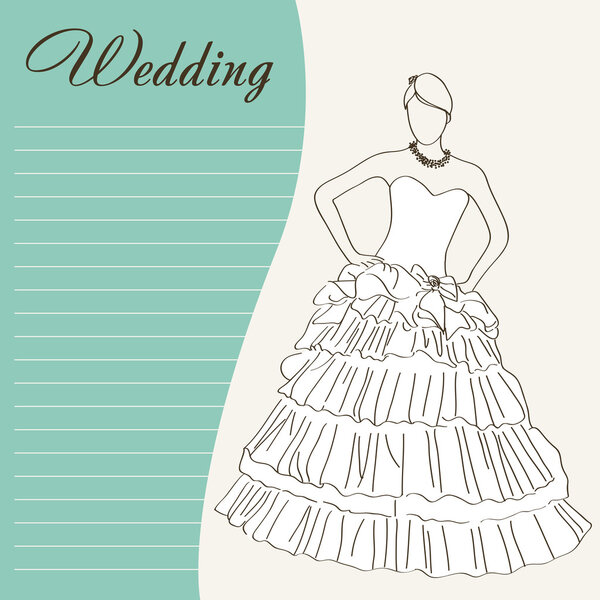 retro abstract wedding background