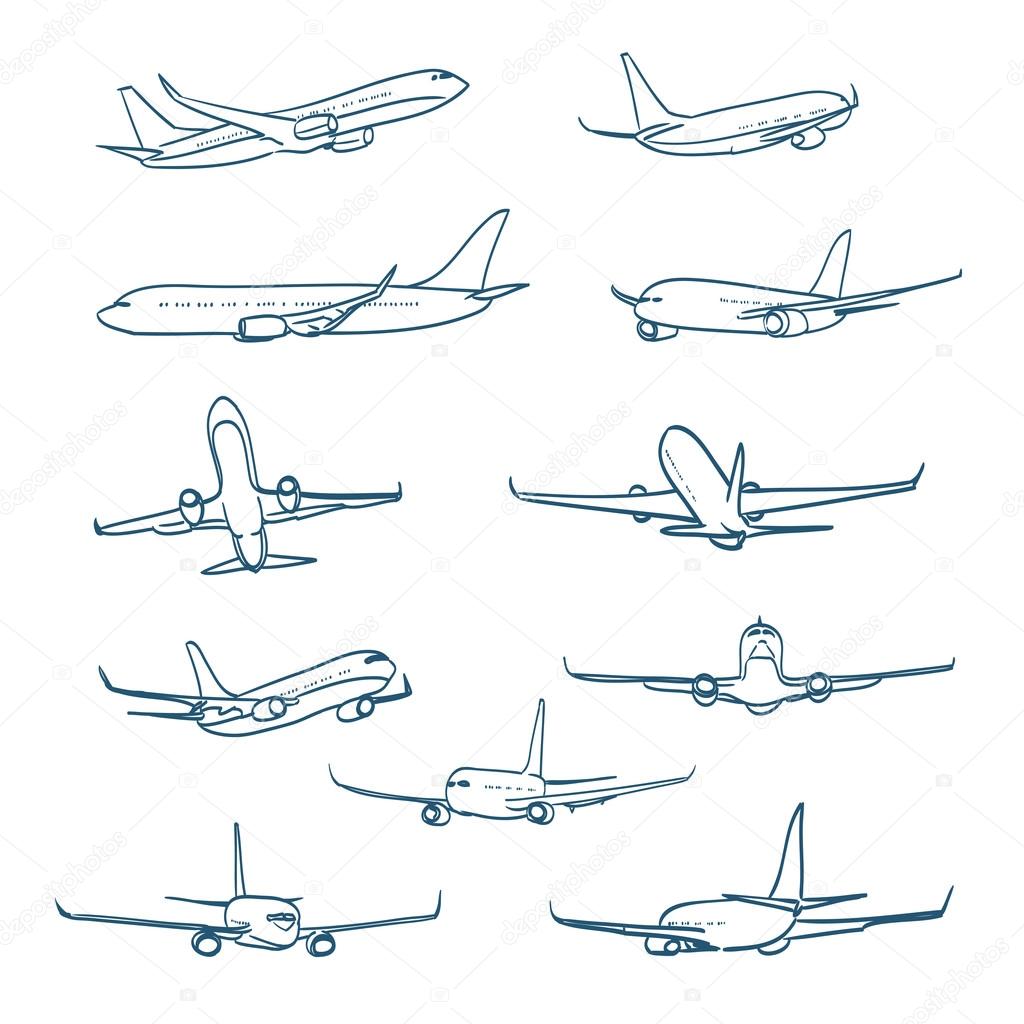 Airplanes sketches