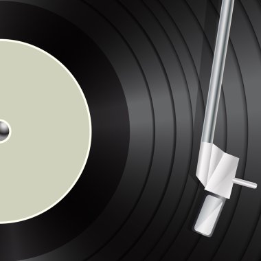 Vinil makro retro müzik arka plan olarak