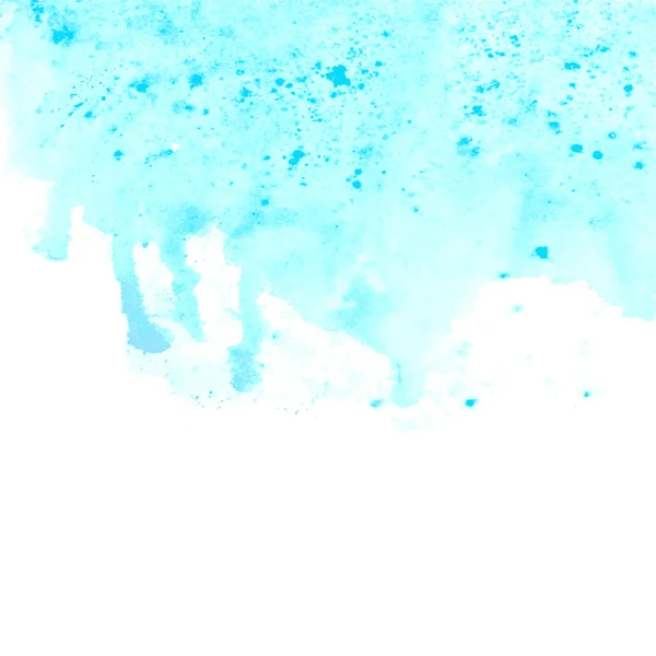 Aquarell Splash hellblauer Hintergrund — Stockvektor