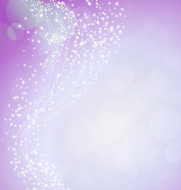 pink background with flying stars