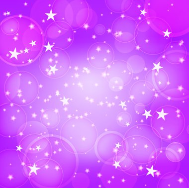 parlayan yıldız ile mor arka plan