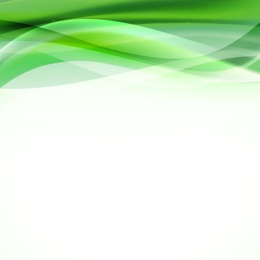 yeşil arka plan şeffaf yatay üst kenarlığı ile. vektör