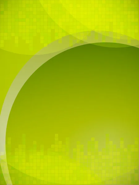 Abstrait vert mosaïque fond vertical — Image vectorielle