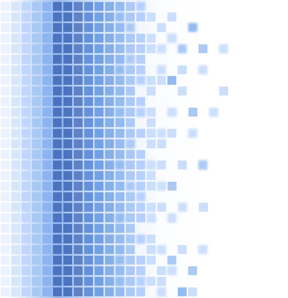 Abstrait bleu carré mosaïque fond — Image vectorielle