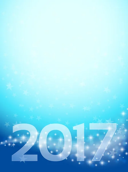 Fondo vertical con estrellas. feliz año nuevo 2017. vector desi — Vector de stock