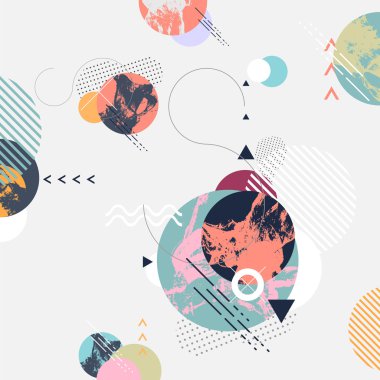 Soyut modern geometrik arkaplan