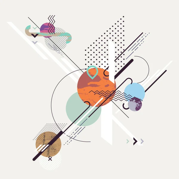 Soyut modern geometrik arkaplan