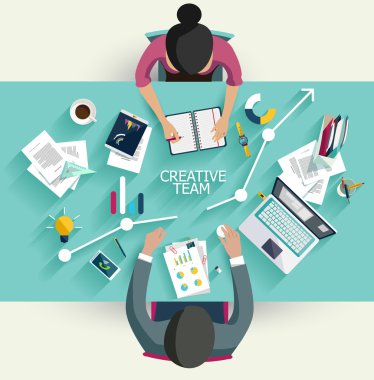 iş toplantısı ve beyin fırtınası.