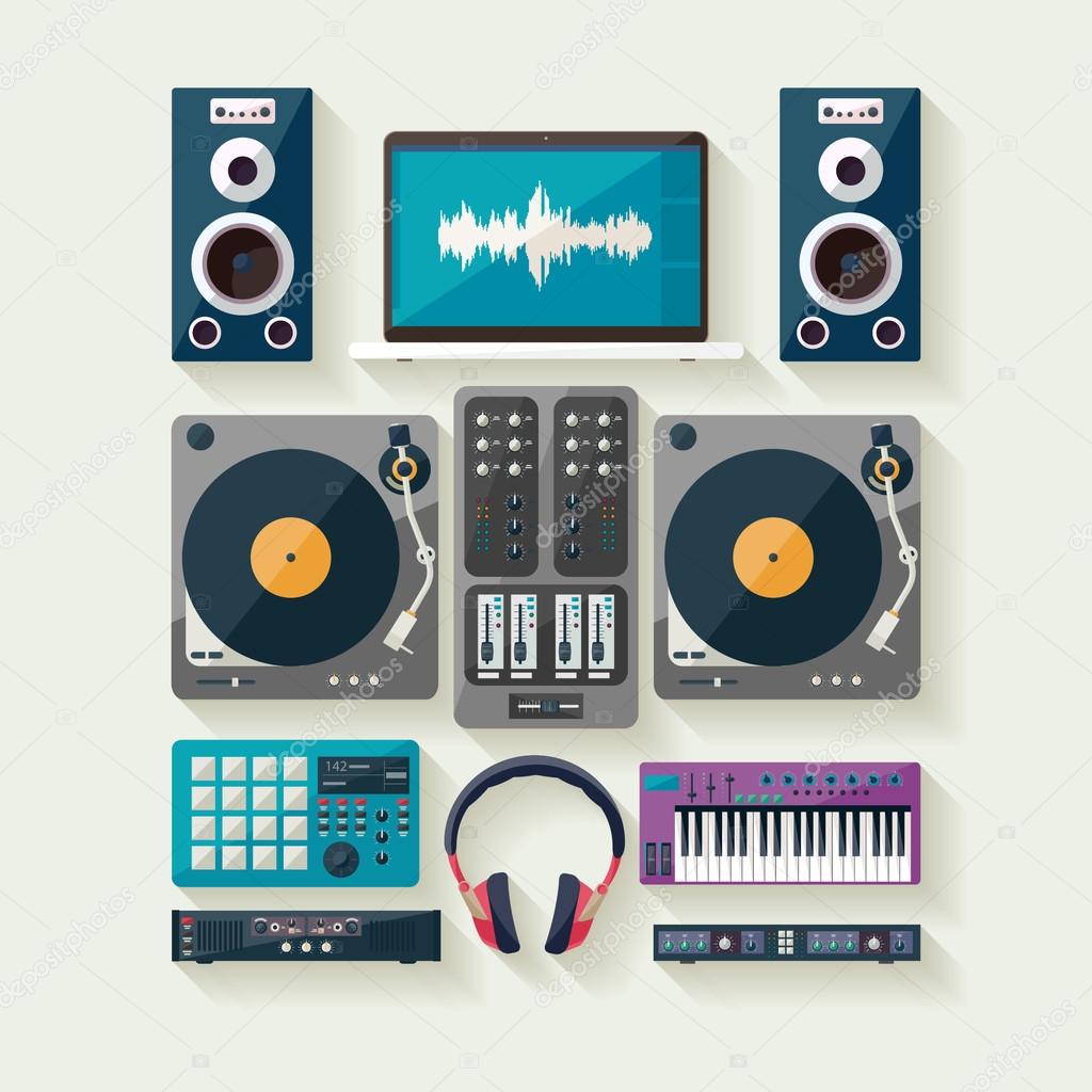 Dj equipment. Stock Vector Image by ©theromb 81508804