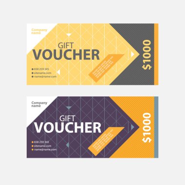 Şablon hediye çeki.