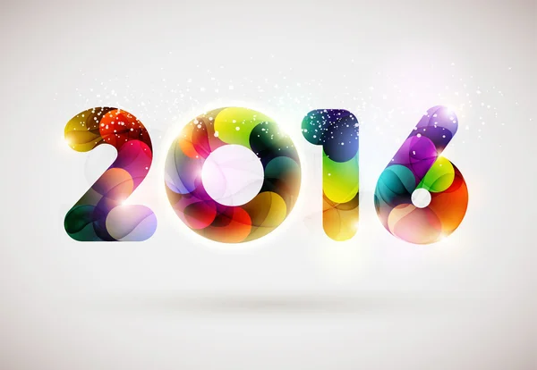 Nuevo año 2016 . — Vector de stock