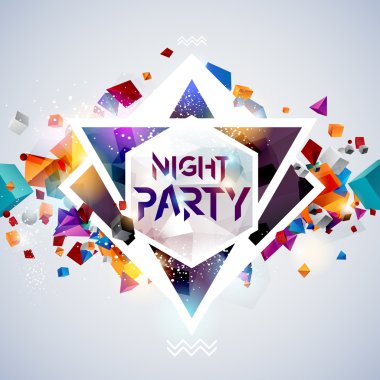 Parti poster için arka plan