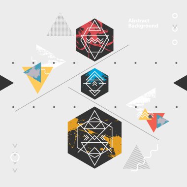 Soyut modern geometrik arkaplan