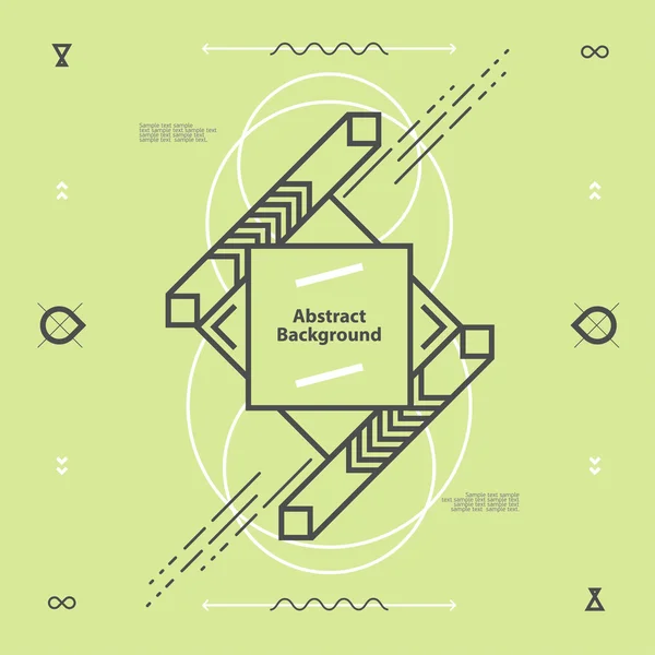 Abstrakter moderner geometrischer Hintergrund — Stockvektor