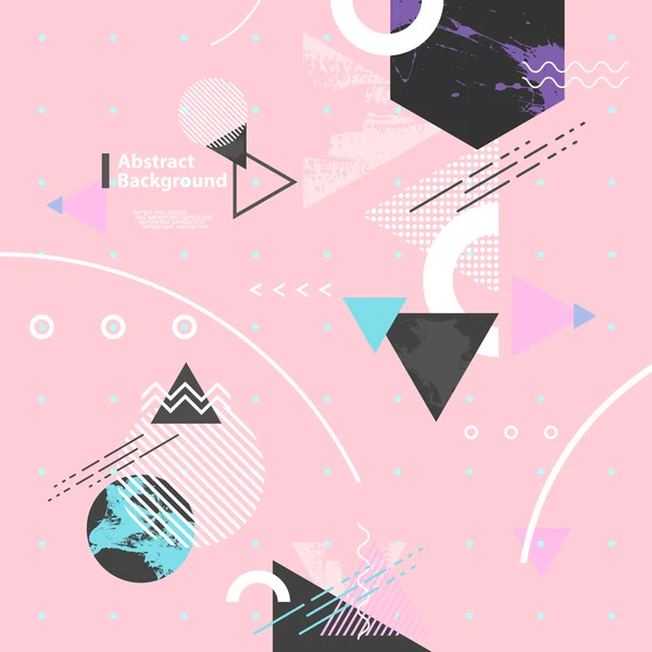 Abstract moderne geometrische achtergrond — Stockvector