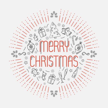 Noel tebrik kartı..