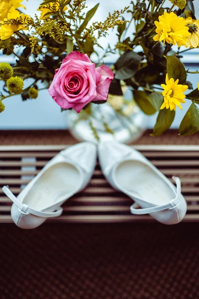 Scarpe da sposa — Foto Stock