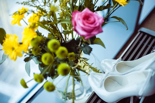 Scarpe da sposa — Foto Stock