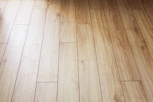 background of aged laminate board on the floor