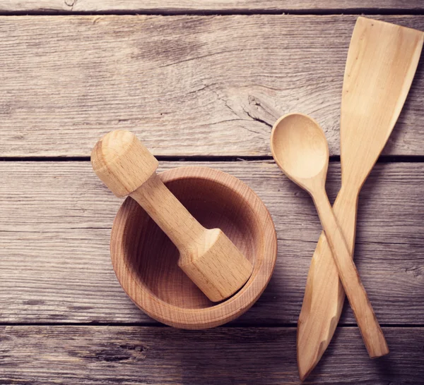 Kitchen wooden utensils — Stock Photo, Image