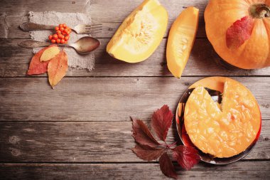 kabak ve pasta ahşap tablo