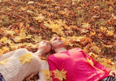 sonbahar Park Romantik Çift