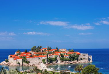 Karadağ'daki Sveti Stefan küçük adacık