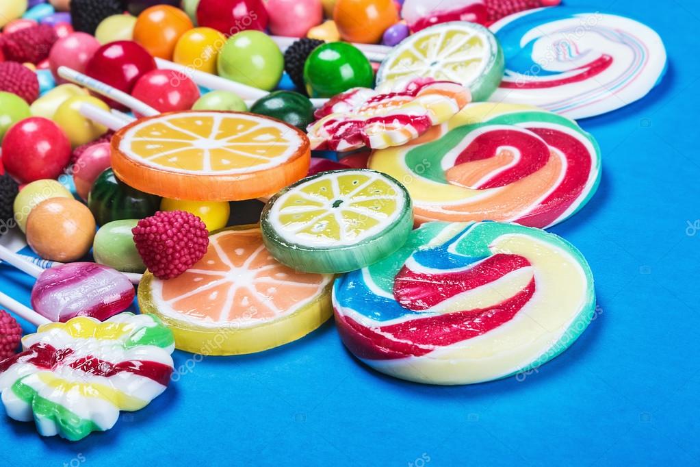 Colorful sweets and candies — Stock Photo © doroshin 102638688
