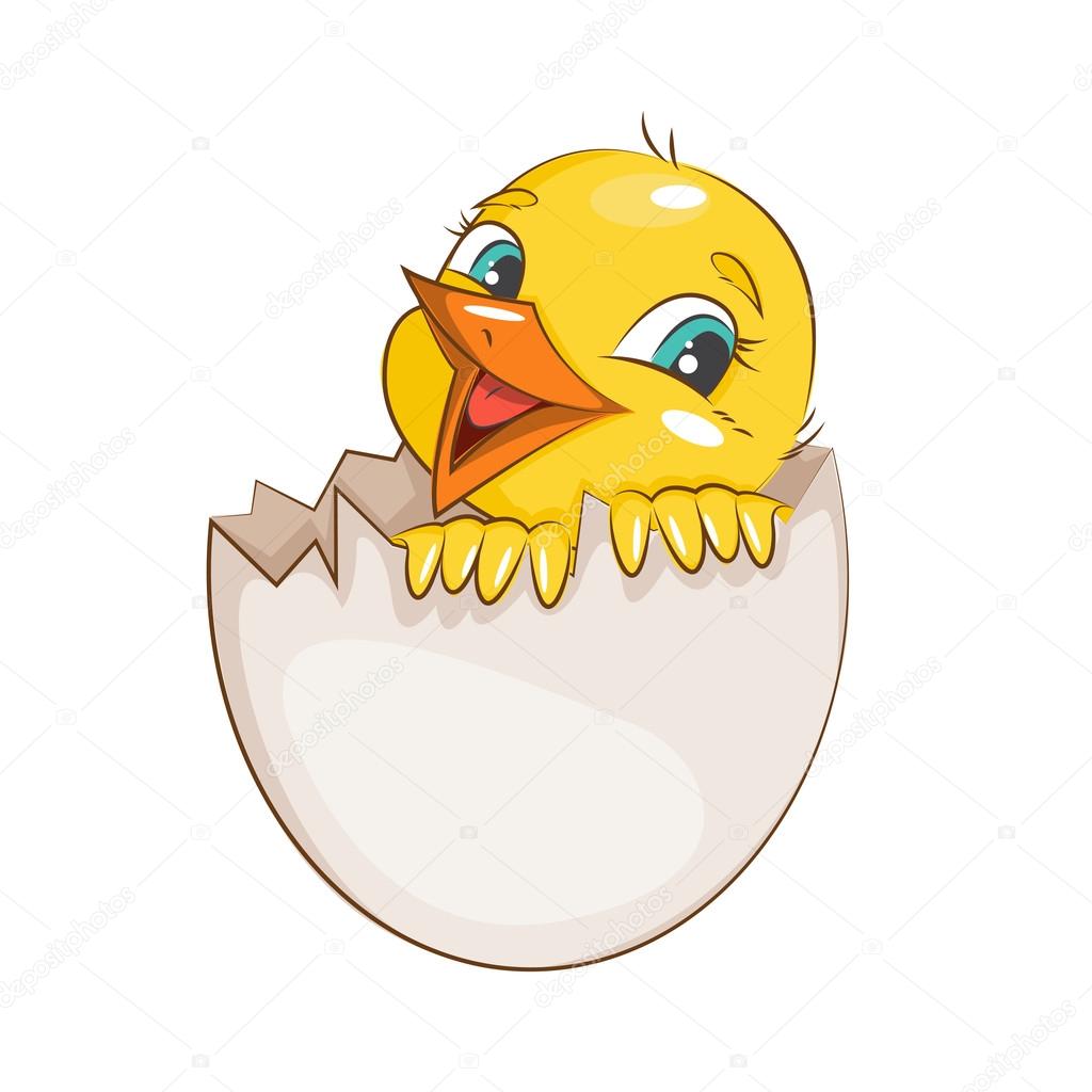 Funny chicken from the farm Vector Images | DepositPhotos, image size:1024x1024