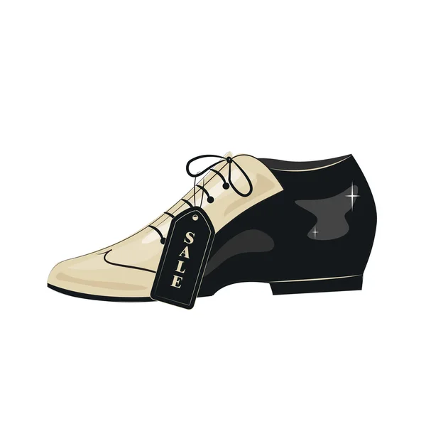 Elegante Herrenschuhe. — Stockvektor