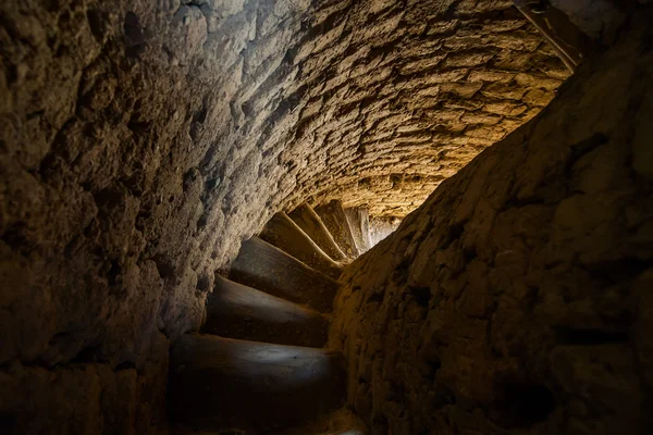 Spiral stairway of old minaret — Stock Photo, Image