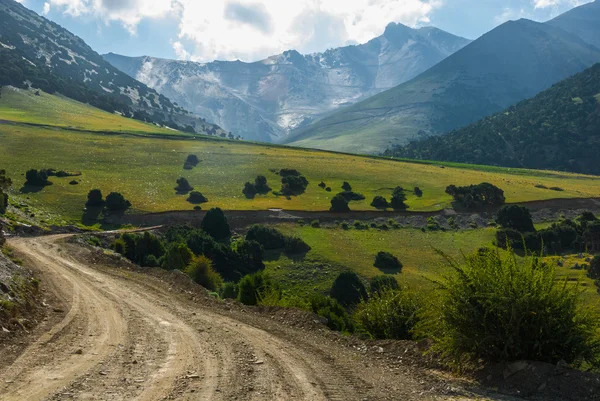 Vägen i bergen — Stockfoto