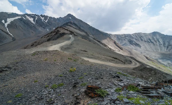 Dağ geçidi yolu — Stok fotoğraf