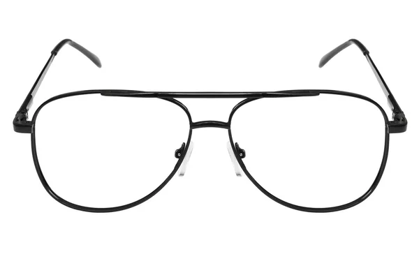 Classic glasses in metal frame — Stock Photo, Image