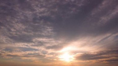 Cennet günbatımı timelapse