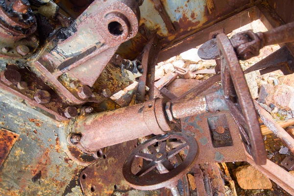 Rusty  metal gears — Stock Photo, Image