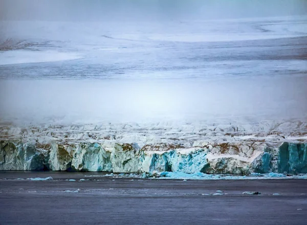 Terra Tödlich Völlig Ohne Leben Eine Meter Hohe Gletscherwand Mantel — Stockfoto