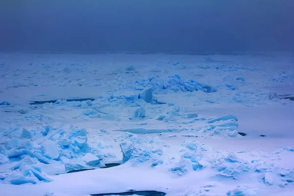 Balení Ledu Severního Pólu Roce 2016 Hrbolatý Polární Led Polární — Stock fotografie