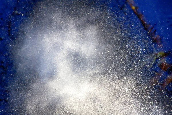 Chmurze Spada Krople Spraye Mgła Gotowanie Bąbelki Mżawka Aerozol Dyspersja — Zdjęcie stockowe